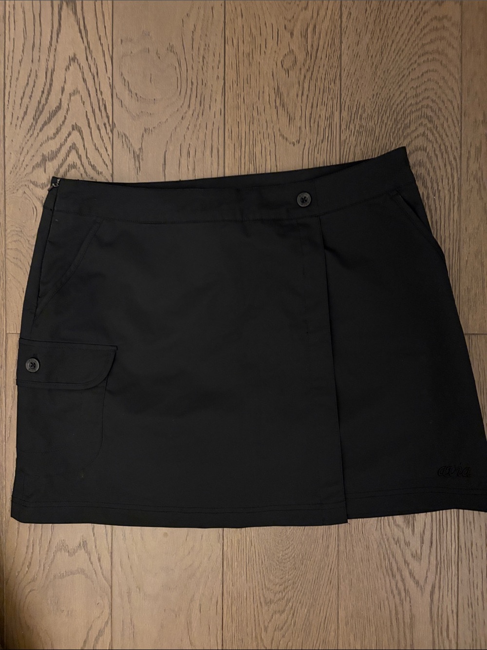 Avia Black Activewear Skort EUC